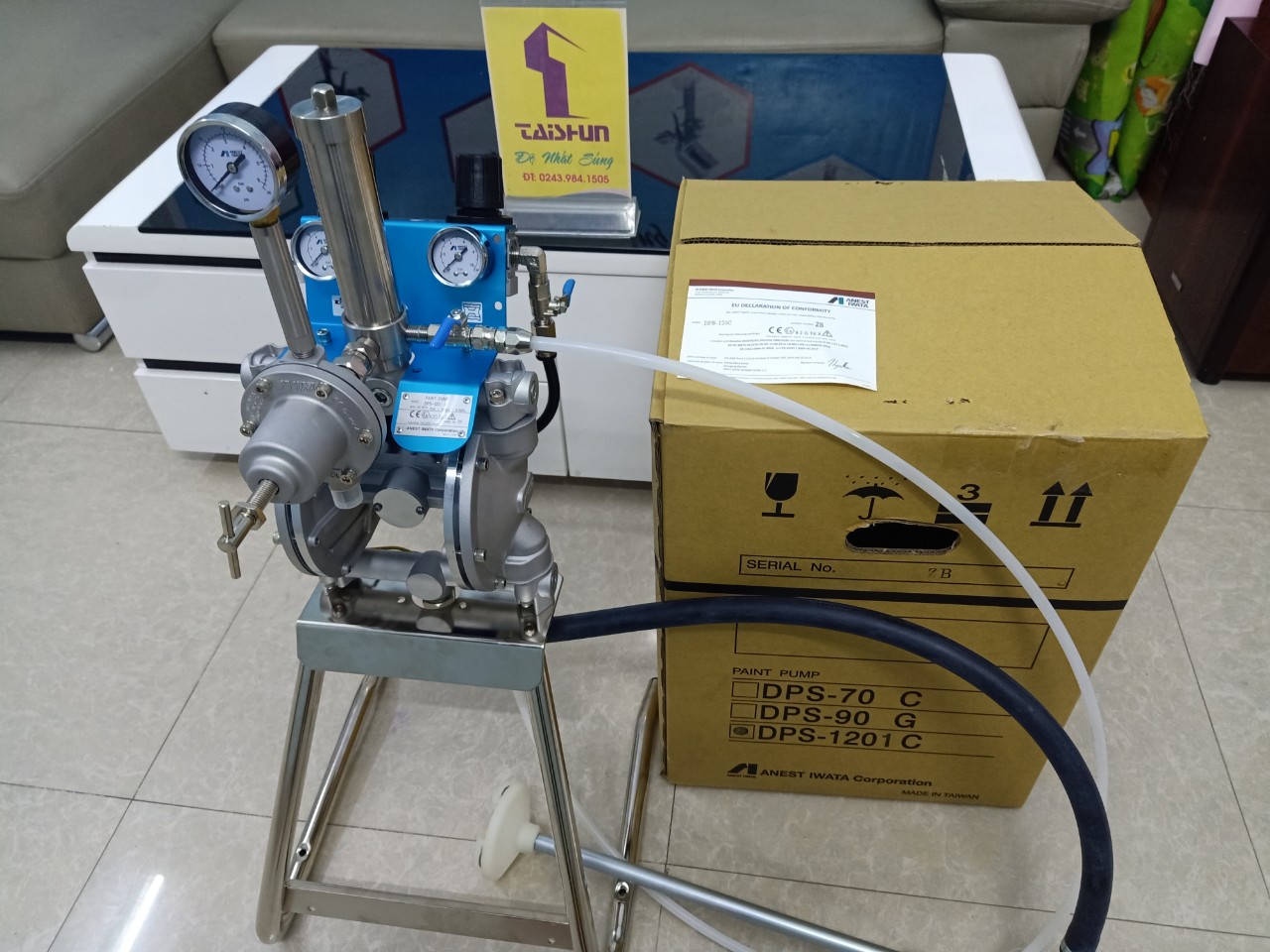 Bơm sơn có lọc sẵn DPS-1201C.TE